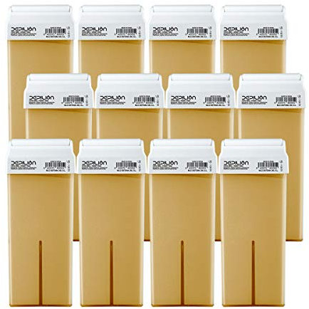 12 cartucce di cera depilatoria Roll On da 100 ml Miele | Pack 12 x Roll-on cera per depilazione