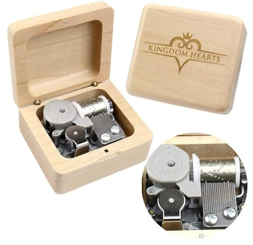 Sinzyo Music Box Vintage Musical Boxs Gift for Birthday Valentine's Day Christmas Day(Maple Wooden Box)