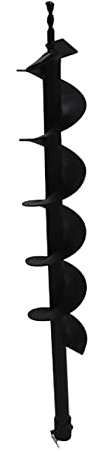 findmall Earth Auger Drill Bits 4 6 8 10 12 for Gaseous Fluid Powered Post Fence Hole Digger