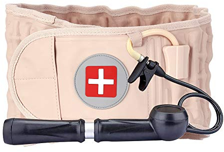 Fascia Lombare Supporto Schiena，Cintura Lombare，Fascia Per La Schiena，Dispositivo di trazione, gonfiabile, per alleviare i dolori muscolari e prevenire le lesioni, per la correzione della postura.