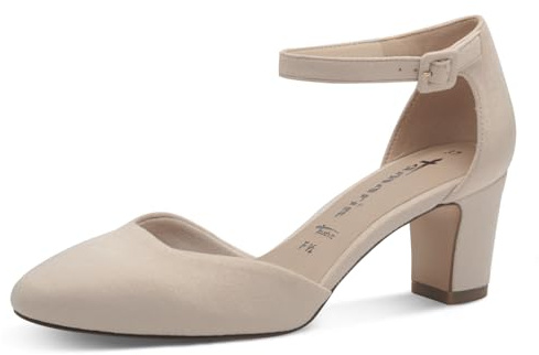 Tamaris Décolleté da donna con tacco a blocco beige 41 EU