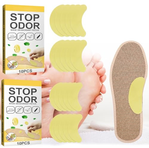 Shoe Deodorant Patches, Schuhe Deo-Aufkleber Deo-Aufkleber Anti-Fußgeruch Fußschweiß Fußpilz, frische Luft, loszuwerden Geruch, geeignet für Sport Turnschuhe stinkende Schuhe, 20pcs