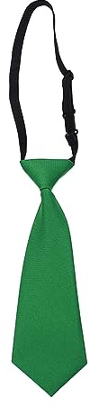 HUAJINGKEJI Cravatta elegante per bambini da scuola per bambini cravatta da sposa accessori uniforme cravatta alla moda per ragazzi cravatta per matrimoni, Verde, Size reference picture