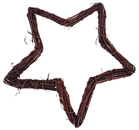 Twig Garland Grapevine Heart Wreath Forms Wicker Wreath Frame for Front Door Grapevine for Crafts Heart Shape Ring Star Loop Bamboo Ornament Rattan