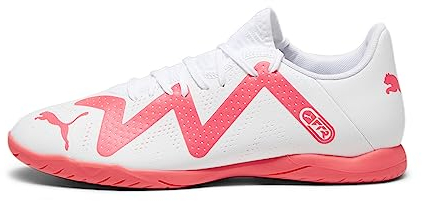 PUMA Herren Future Play It Fussballschuh, White Fire Orchid, 48.5 EU