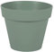 EDA - Blumentopf Toskana, rund, Ø 20 cm – Volumen 3 l – Ø 20 x H 17 cm – Lorbeergrün