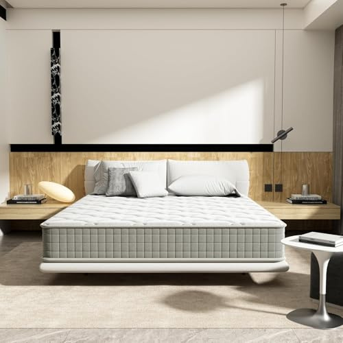 DEWINNER | Materasso Memory Foam 140x190 | Matrimoniale 25CM | Materasso Matrimoniale a Memoria in schiuma | Rigidità media | Alleviamento Punti di Pressione | 140x190 Materasso una piazza e mezza