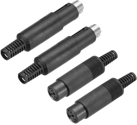 QUARKZMAN 2 set S-DIN adapter φ13, 3-stifts mini video hona set, PS2-kontakt/uttag signal överföring för TV DVD-spelare