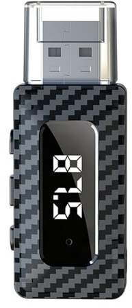 tuwiwol Bärbar och lätt bil Bluetooth 3 FM-sändare och radio Bluetooth-mottagare Sändare strömmar enkelt ljud Radiomottagare Sändare Biladapter
