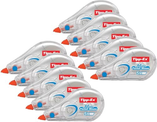Tipp-Ex Mini Pocket Mouse Correction Tape Roll [Pack 10] - 812878