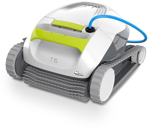 Dolphin T15 Robot Nettoyeur électrique avec Fil pour Piscines Hors-Sol jusqu'à 8 mètres de Longueur - Nettoyage du Fond - Économie d'énergie