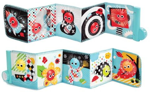 Yookidoo - Libro música y luces para bebé, libro blando musical que se ilumina interactivo para bebés de 0 a 36 meses