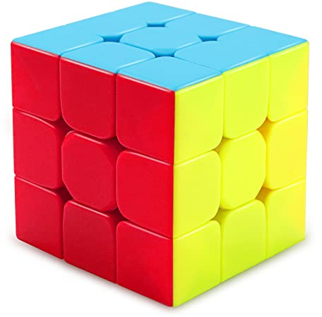 JOPHEK Zauberwürfel, Zauberwürfel Stickerless Zauberwürfel Original Speed Cube Puzzle Würfel, Schneller & Professioneller (3x3)