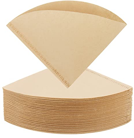ZEONHEI 400 PCS Coffee Filter Papers, Disposable Cone Coffee Filter for Pour Over and Drip Coffee Maker (1-2 Cups)