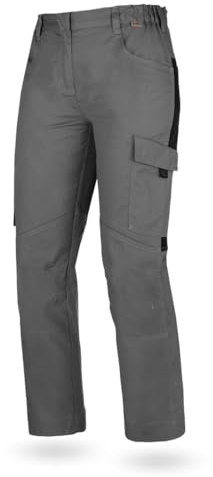 WÜRTH MODYF Bundhose Star CP Damen - Bequeme Arbeitshose für Damen - perfekt für Lager, Werkstatt, Baustelle- Oeko-TEX Standard 100 - Größe 54, in Grau