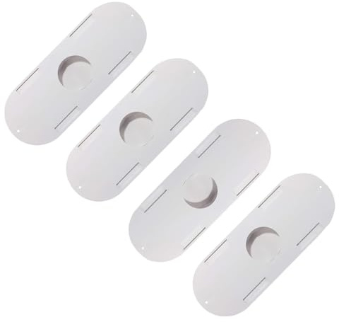 HAICN 4Pieces Bee Escape Equipment Bee Escape Porter Style White Beekeeping Tools for Escape Against Barrier Beekeeping Supplies