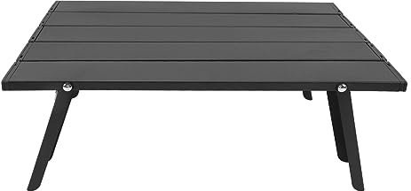 Ultraleicher Aluminiumfaltbarer Strandtisch Compact Mini Camping Table für Outdoor -Aktivitäten, Stabil und Einfach zu Bedienen, Zum Angeln, Picknick, Wandern Geeignet