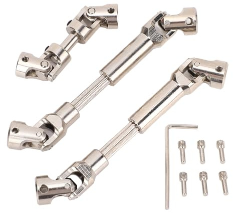 RiToEasysports Eje de Transmisión,Repuestos de Actualización para RC Crawler,Kit de Repuestos 94-125mm 117-168mm,for Aficionados Modelismo Coches Teledirigidos y Escenarios Off-Road
