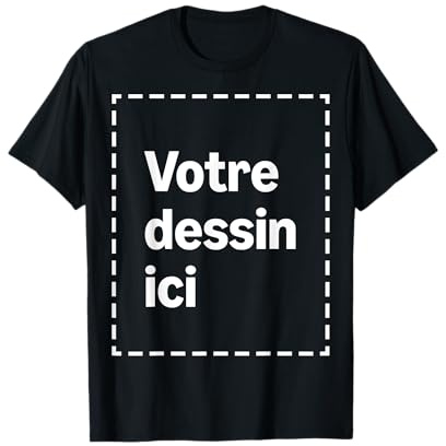 T-Shirt Personnalisé avec Votre Image sur Le Devant