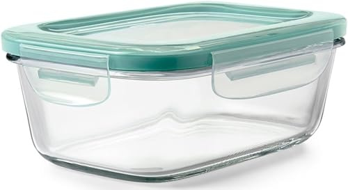 OXO Good Grips 3.5 Cup Smart Seal Airtight Glass Rectangle Food Storage Container