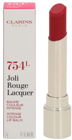 Clarins Joli Rouge Lacquer Lipstick 754L Joli Rouge ,Vanilla