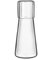 Set di caraffa da comodino trasparente con bicchiere in vetro per camera da letto collutorio con tazza per il bagno grande capacità in vetro succo di frutta caraffa per tè caraffe con tazza (850 ml)