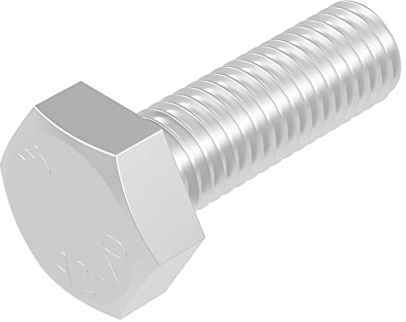 SECCARO Sechskantschraube M5 x 16 mm, Edelstahl V2A VA A2, DIN 933 / ISO 4017, Außensechskant, 20 Stück