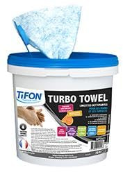 lingettes nettoyantes/dégraissantes pour les mains et les surfaces - seau de 70 lingettes