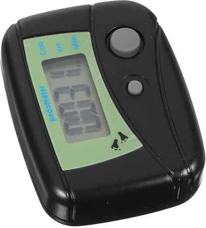 Toddmomy 2pcs Step Counter Watch Pedometer Walking Distance Counter Calorie Tracker Wearable Pedometer Portable