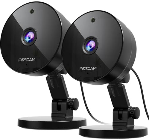 FOSCAM 3K 5MP Security Camera Indoor, 2.4g & 5g WiFi Magnetic Mini Dog/Cat/Pet/Baby Camera, Smart Motion Detection, 20X Zoom, 2-Way Audio, Night Vision, Home Monitor Compatible with Alexa & Google