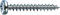 Spax - Vite con calotta bombata, testa a croce, 4 x 20 mm, zincate tramite galvanizzazione, 1000 pezzi