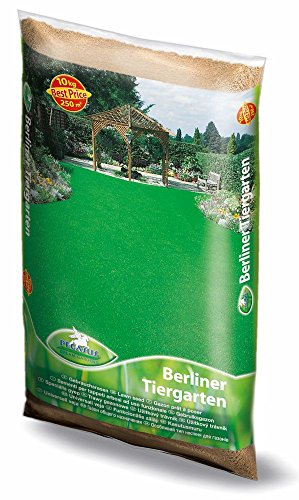 Pegasus Berliner Tiergarten 622340 Rasensamen 10kg, 250 qm - Hohe Belastbarkeit, Schnelle Keimung, Hohes Zierwert, Pflegeleicht, Saatgut, Rasensaat