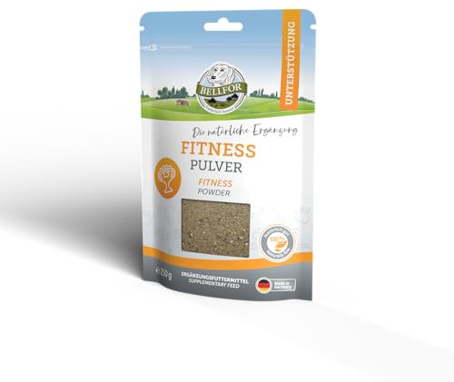 Bellfor Fitness Powder – Natural Complementary Feed with Insect Protein & Chia, for Dogs with High Activity Levels – 250 g