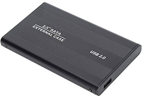 Disque Dur Externe Portable 2,5 Pouces 3 to, Boîtier de Disque Dur USB2.0 HDD/SSD, pour Ordinateurs Portables OS X/Stockage de Données Externe Pas Un Disque Dur (Le Noir)