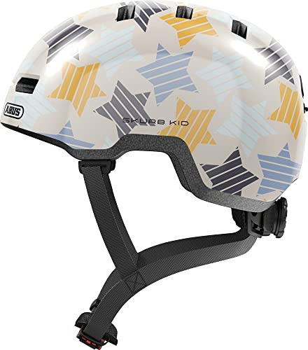 ABUS Casque pour enfants Skurb Kid - casque de vélo robuste au look skater avec de la place pour une tresse et des designs variés - pour filles et garçons
