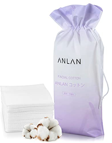 ANLAN Wattepads für das Gesicht, quadratische Wattepads