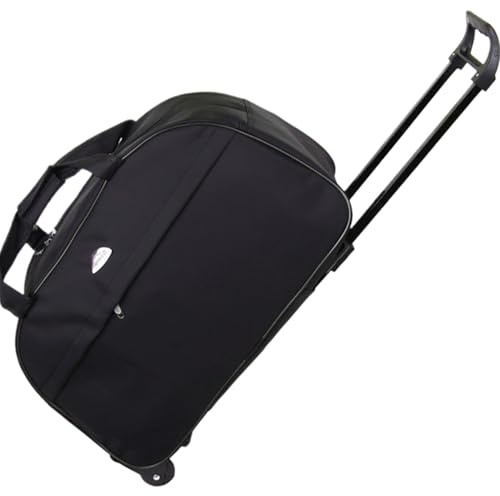 Bolsa de Lona Enrollable con Ruedas Bolsa de Lona de Gran Capacidad con Ruedas Bolso Impermeable con Ruedas y Mango de Llevar en la Bolsa Weekender Bolsas de Viaje de Moda para Mujeres y Hombres, Bol