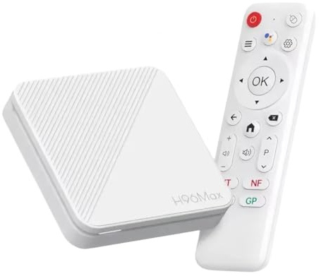 Box TV Android 14.0 H96 Max - Smart Wi-FI 6, 4K HDR10+, 2GB RAM + 16GB ROM, Telecomando incluso, Bluetooth 5.0, Supporto Chromecast, Netflix, Youtube, Prime Video | Quad Core, Bluetooth 5.0, 3D