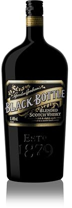 Black Bottle Original | Blended Scotch Whisky | 40% ABV | 1L | Peated Whisky With Notes of Honey | Optimal for mixing | Blend the Rules