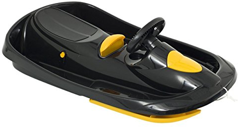 Hamax | Lenkbob | SNO Action | Kältebeständiges Polyethylen | 95 cm | CE-Zertifizierung | Der Lenkschlitten unter den Schlitten