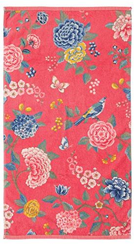 PiP Studio Duschtuch Good Evening | Korallenrot - 70 x 140