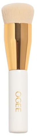 Ogee Professional Quality Makeup Brush - Ultra-Soft Base Brush with Vegan Bristles for Flawless Liquid Makeup Application - Premium Foundation Brush for Liquid Makeup