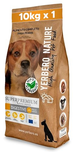 Yerbero Nature Lachs & Reis Glutenfrei Hypoallergen für Hunde 10 kg (10 KG, Huhn)