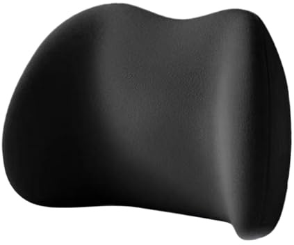 dijiusidy Fåtölj Hemma Resor Svankstödskudde Erbjuder Oöverträffat Stöd Under Resa Eller På Resmål Andningsbar Nedre Ryggkudde Kompakt Bärbar, Svart, 40x32x10 cm