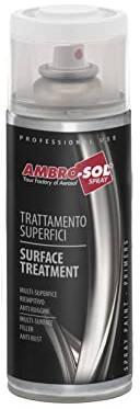 Ambro-Sol V400STUCCO Smalto Trattamento per Superfici, Fondo Stucco Bianco, Protegge dalla Ruggine le Superfici di Metallo, Bomboletta Spray in Banda Stagnata Riciclabile 400 ml