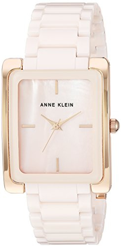 Anne Klein Women's Ceramic Bracelet Watch Pink