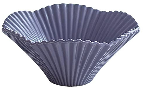 auons Insalatiera Ceramica Ciotole Porcellana Grande Scodella per Insalata zuppa Ramen Noodle Pasta Minestra Frullati Cereali, Viola, Grande