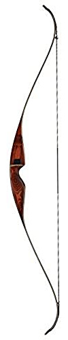 Bear Archery Grizzly Recurve Bow Right Hand, 60#, Brown Maple (AFT2086)