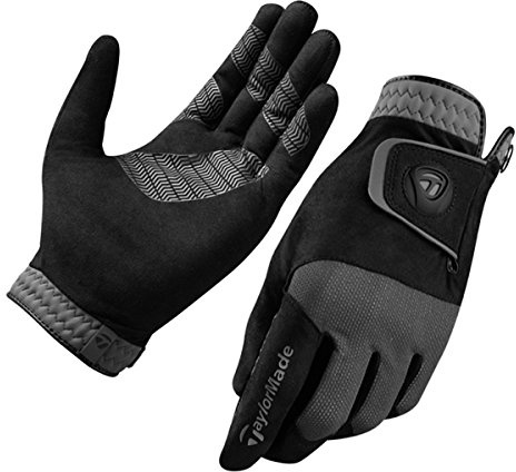 TaylorMade Men Rain Control Golf Glove - Black, X-Large