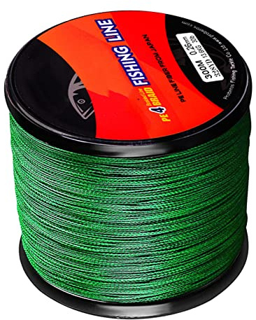 fishing line,durable high strength PE line 300m 30LB green for saltwater freshwater rock sea anglers